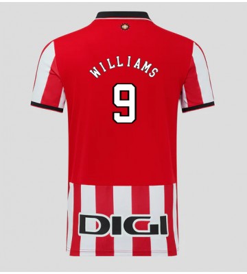 Athletic Bilbao Inaki Williams #9 Hjemmebanetrøje 2025-26 Kortærmet